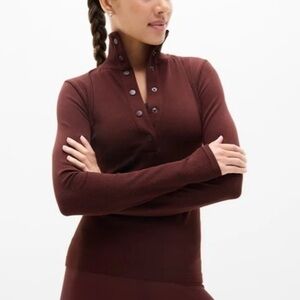 Athleta Flurry Henley top